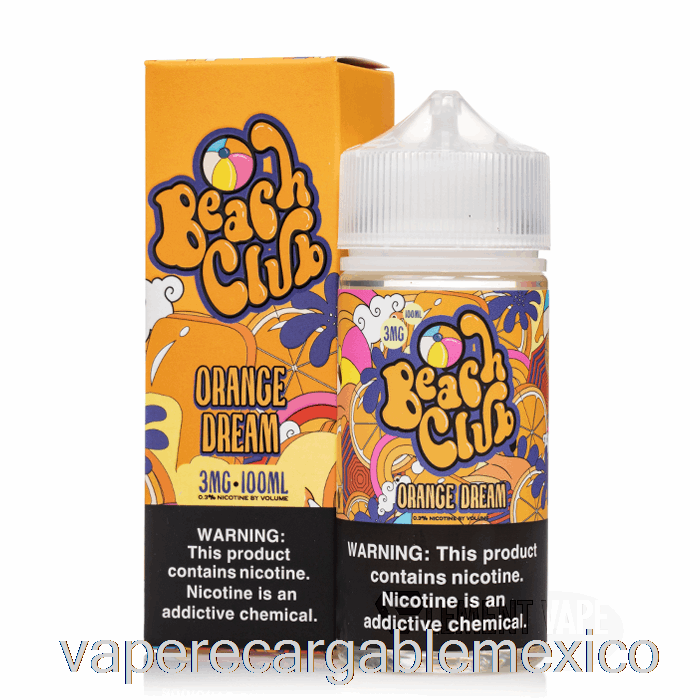 Vape Recargable Orange Dream - Beach Club - 100ml 12mg